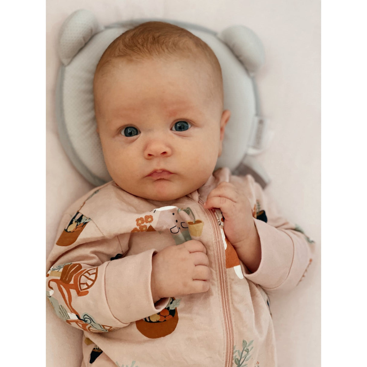 Candide Grey Panda Baby Kudde Air