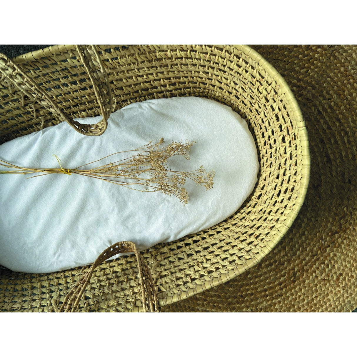 Candide White Bambu Madras Protector 40 × 80 Cm