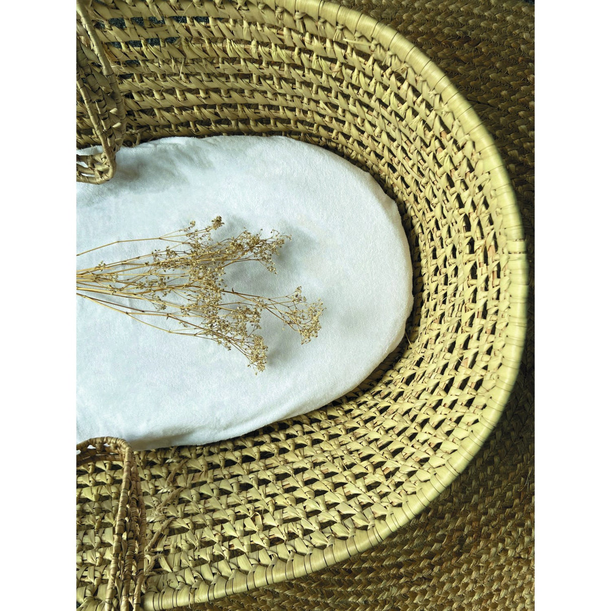 Candide White Bambu Madras Protector 40 × 80 Cm
