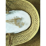 Candide White Bambu Madras Protector 40 × 80 Cm