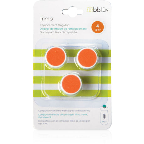 bblüv White/Orange Baby Elektrisk Nail File Refill 12+ Months