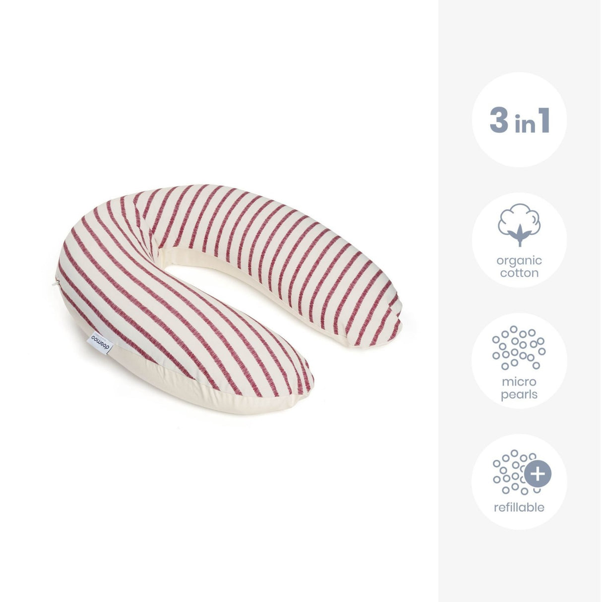 Doomoo Polka Creme Nursing & Pregnancy Kudde