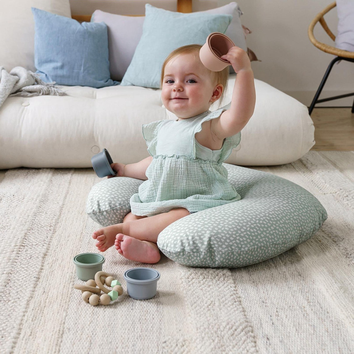 Doomoo Cloud Khaki Nursing Kudde