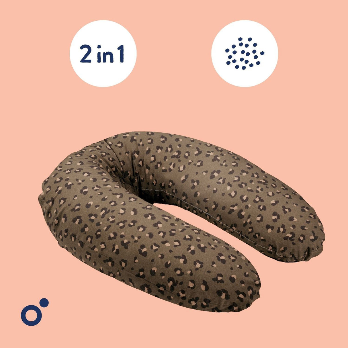 Doomoo Dark Leopard Nursing & Pregnancy Kudde