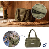 Doomoo Corduroy Khaki Diaper Väska Med 8 Tillbehör