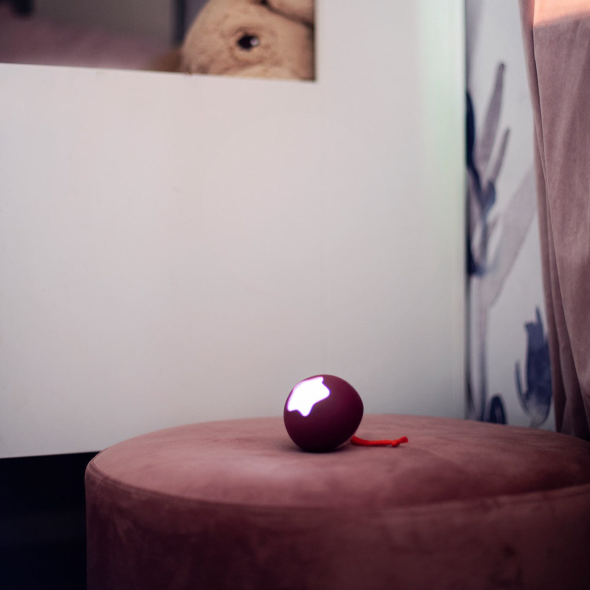 Pabobo Pink Mini Moon Night Lys