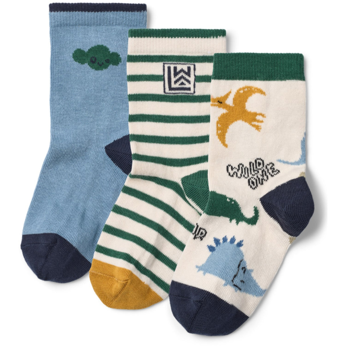 LIEWOOD Cool Kids Multi Mix Silas Strumpor 3-Pack