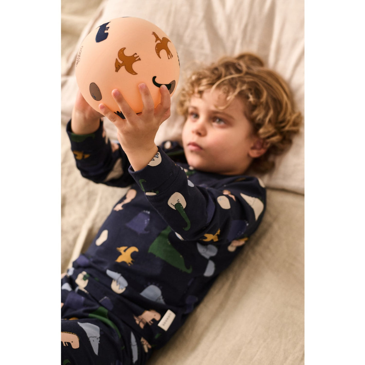 LIEWOOD Dino Roar / Classic Navy Wilhelm Grow Printed Pyjamas Sett