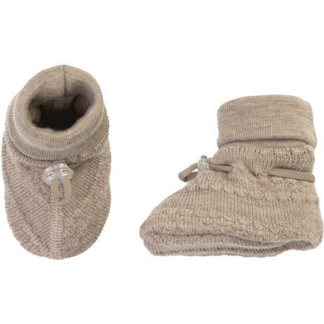 Joha Beige Mel. Booties Dubbel Layer