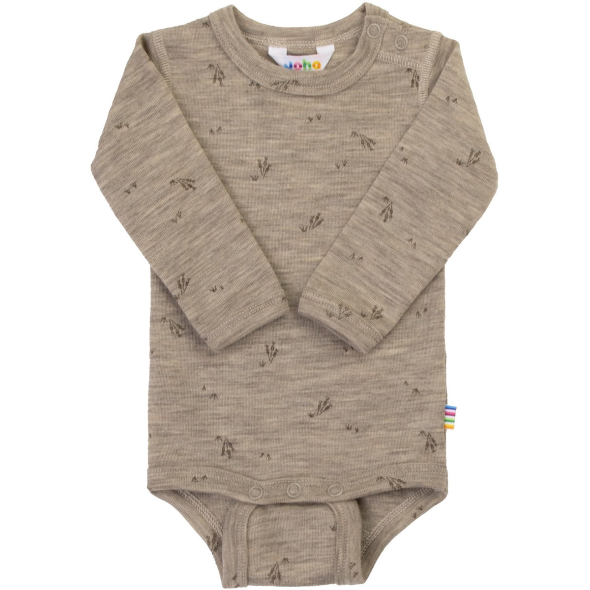 Joha Beige Mel. Body Med Long Ärmar