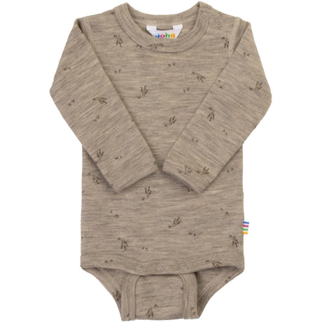 Joha Beige Mel. Body Med Long Ärmar