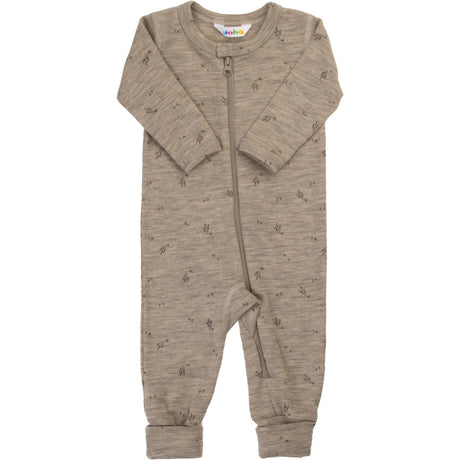 Joha Beige Mel. Byxdress Med 2In1 Foot