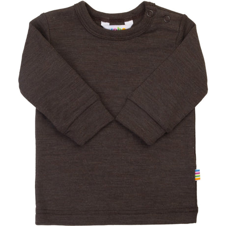 Joha Drk. Brown Blus Med Long Ärmar