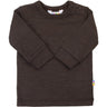 Joha Drk. Brown Blus Med Long Ärmar