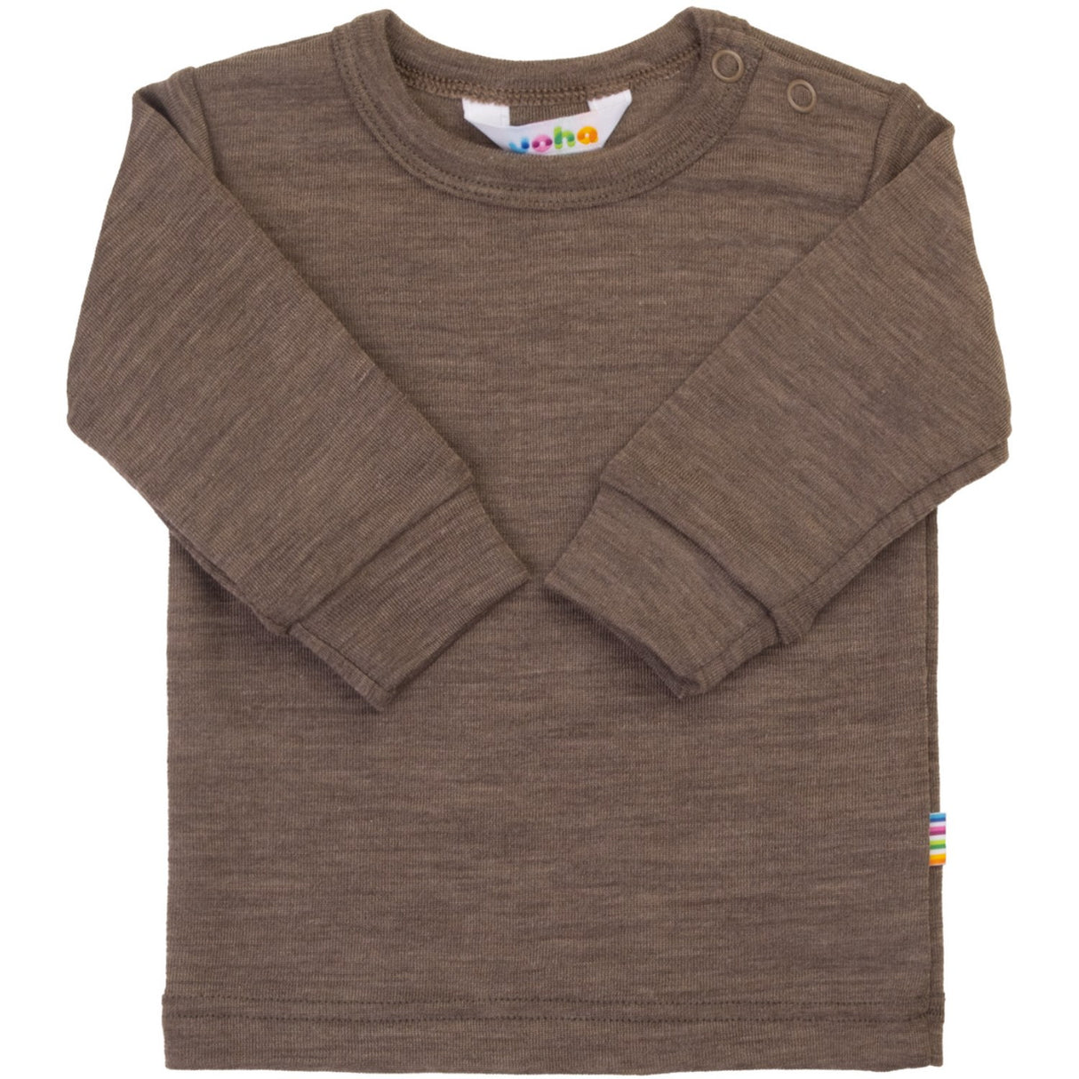 Joha Brown Blus Med Long Ärmar