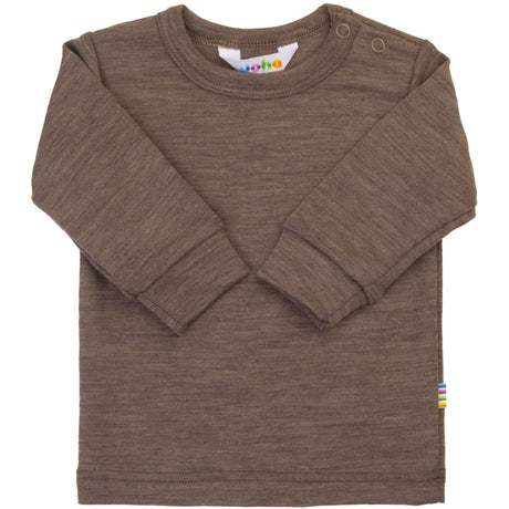 Joha Brown Blus Med Long Ärmar