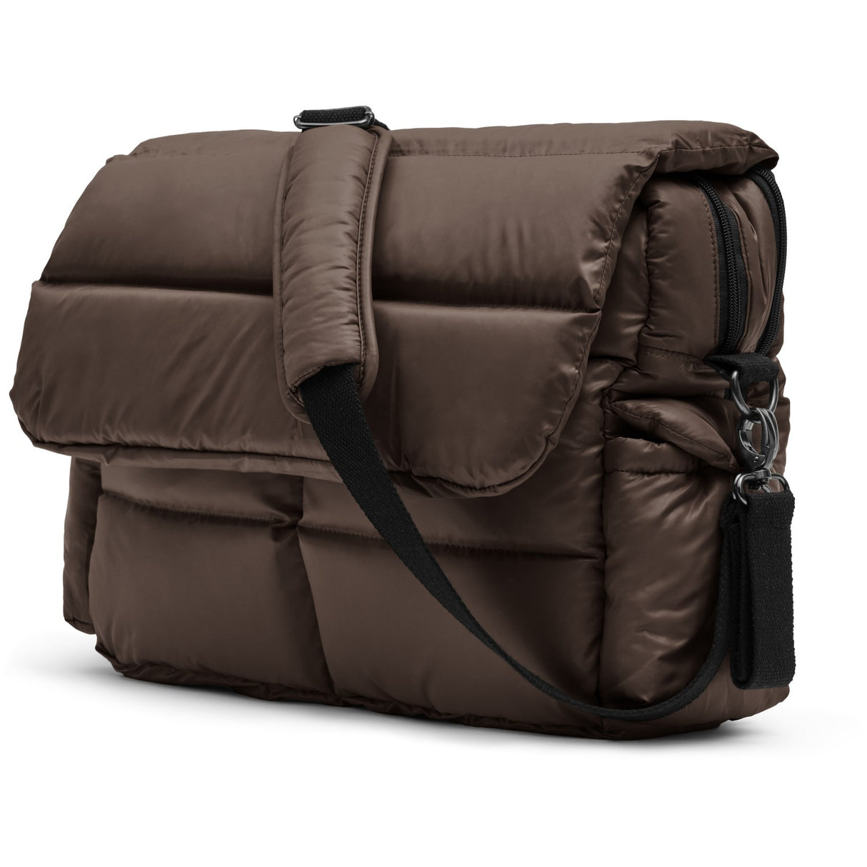 KongWalther Puffer Chocolate Brown Skötväska