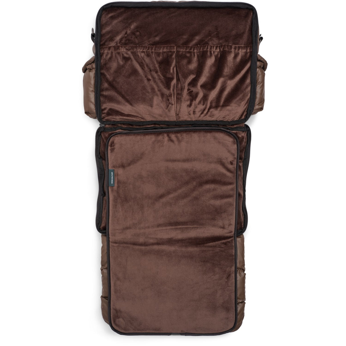 KongWalther Puffer Chocolate Brown Skötväska