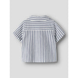 Name It Vintage Indigo Cloud Dancer Nbmfedenis Ss Skjorta