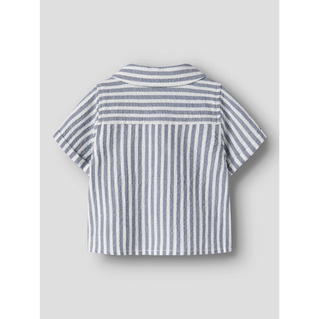 Name It Vintage Indigo Cloud Dancer Nbmfedenis Ss Skjorta