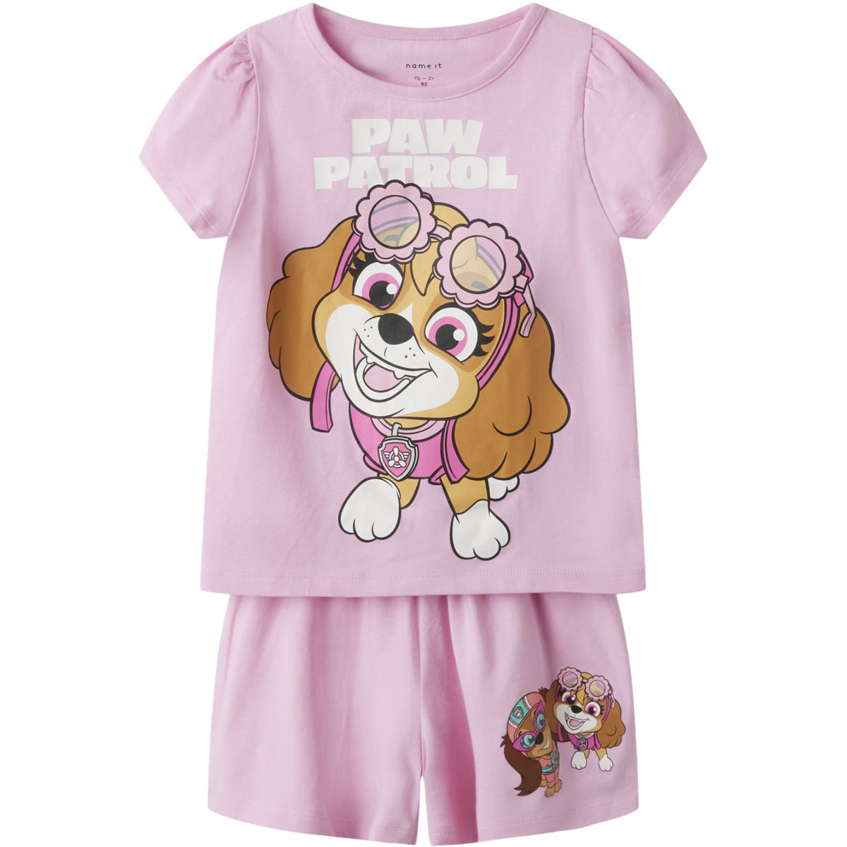 Name It Pink Frosting Nmfmam Paw Ss Nattkläder Cplg