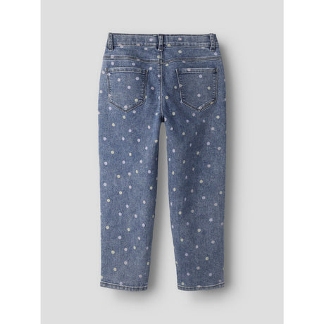 Name It Medium Blue Denim Dots Nmfpbella Mamma Shaped Jeans 3555-Sz