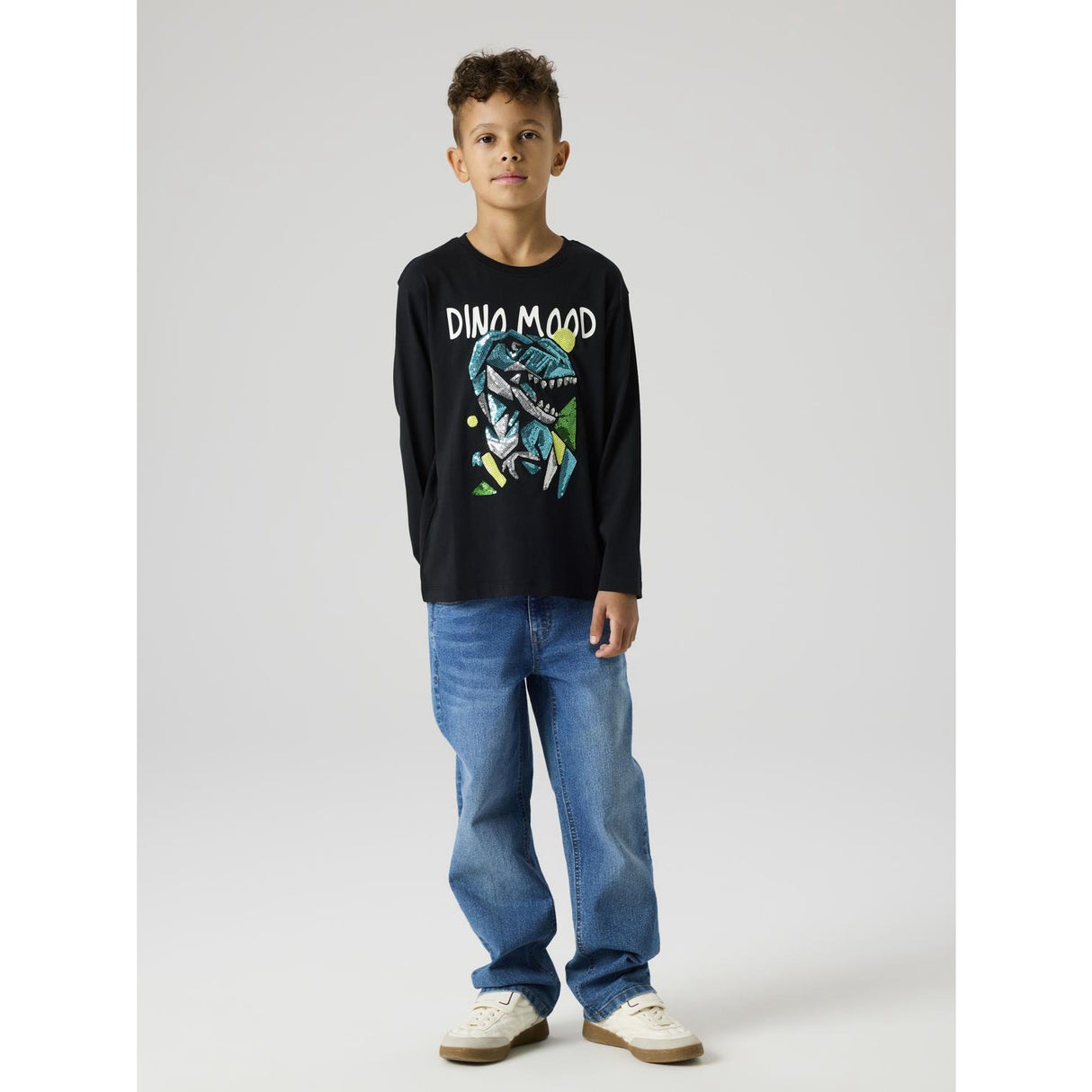 Name It Black Nkmdorak Ls Nreg Topp