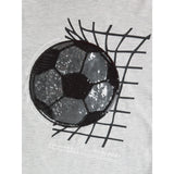 Name It Light Grey Melange Nkmdorak Ls Nreg Topp