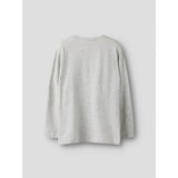 Name It Light Grey Melange Nkmdorak Ls Nreg Topp