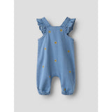 Name It Medium Blue Denim Sunflower Emb Nbfsage Dnm Overall 2232-Yb
