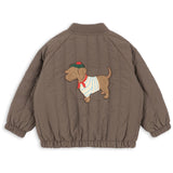 Konges Sløjd Walnut Juno Terry Bomber Jacka