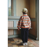 Konges Sløjd Tangerine Stripe Jody Embroidery Nallebjörn Jacka Grs