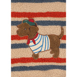 Konges Sløjd Tangerine Stripe Jody Embroidery Nallebjörn Jacka Grs