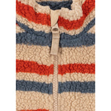Konges Sløjd Tangerine Stripe Jody Embroidery Nallebjörn Jacka Grs