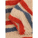 Konges Sløjd Tangerine Stripe Jody Embroidery Nallebjörn Jacka Grs