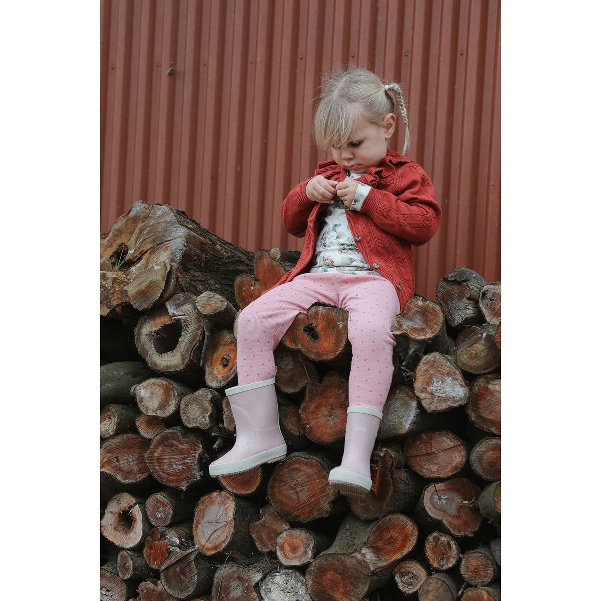 Petit Piao Eggnog Hydranger Aop Ppstar Blus