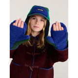 Bobo Choses Dark Green Färg Block Sheepskin Vantar