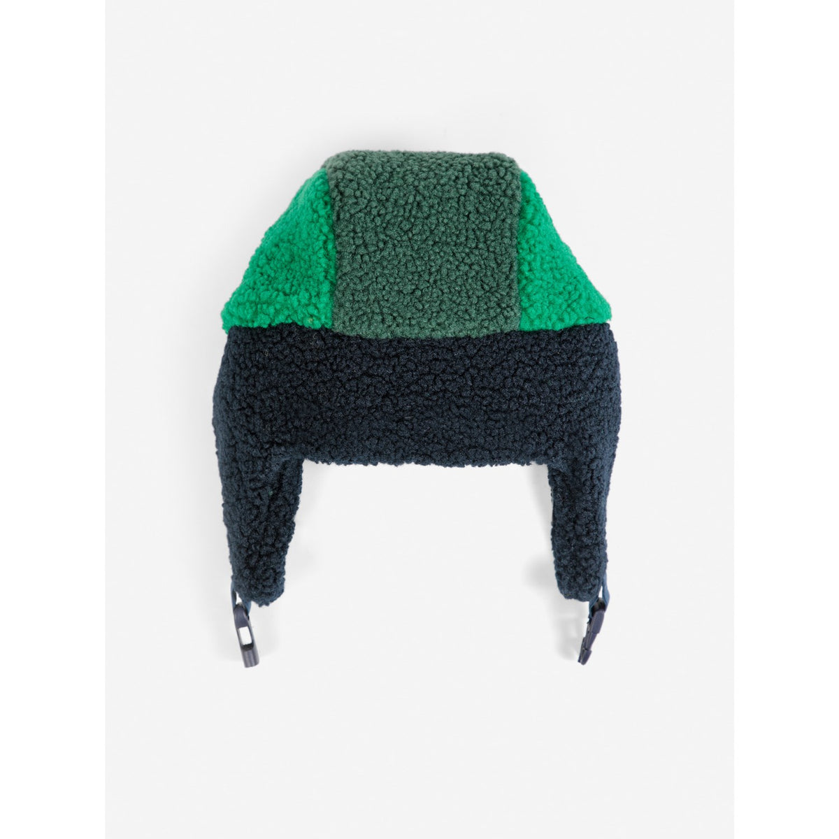 Bobo Choses Navy Blue Bobo Choses Färg Block Sheepskin Chapka
