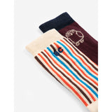 Bobo Choses Red Curious Owl Strumpor Pack
