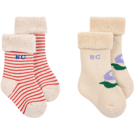 Bobo Choses Offwhite Bc Stamp Bloom Strumpor Pack
