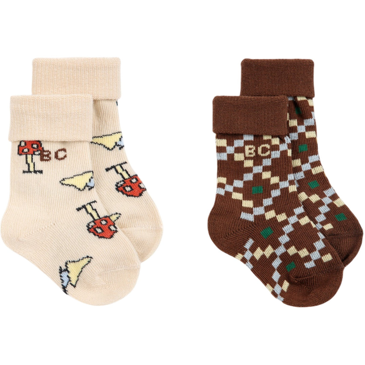 Bobo Choses Multicolor Mush Monster Duo Strumpor Pack