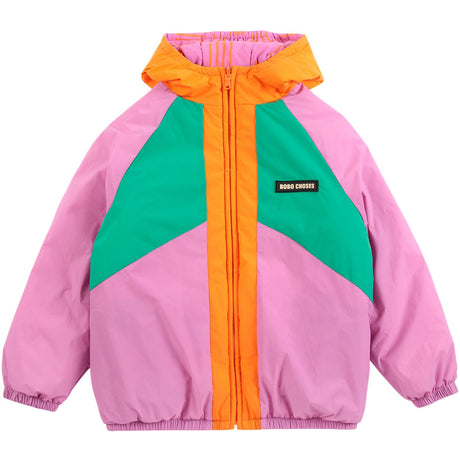 Bobo Choses Fuchsia Almost Moiré All Över Vändbar Anorak