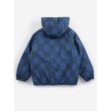 Bobo Choses Navy Blue Almost Moiré All Över Vändbar Anorak
