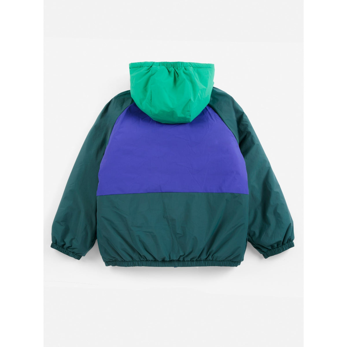 Bobo Choses Navy Blue Almost Moiré All Över Vändbar Anorak