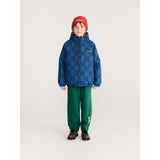Bobo Choses Navy Blue Almost Moiré All Över Vändbar Anorak