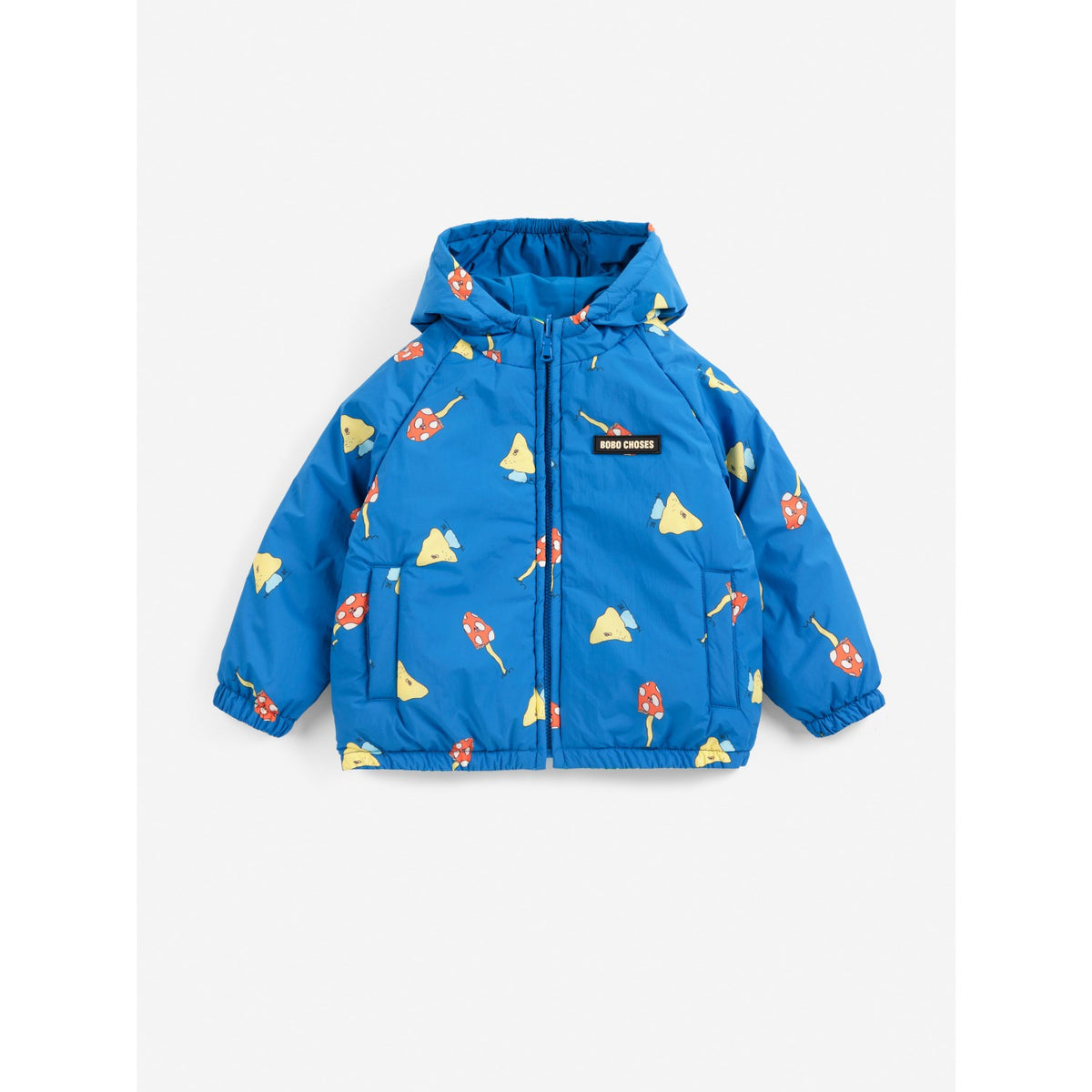 Bobo Choses Blue Mush Monster Duo All Över Vändbar Anorak