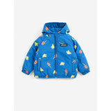 Bobo Choses Blue Mush Monster Duo All Över Vändbar Anorak