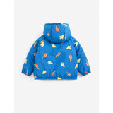 Bobo Choses Blue Mush Monster Duo All Över Vändbar Anorak