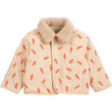Bobo Choses Light Pink Softpaw Monster Sheepskin Vändbar Jacka