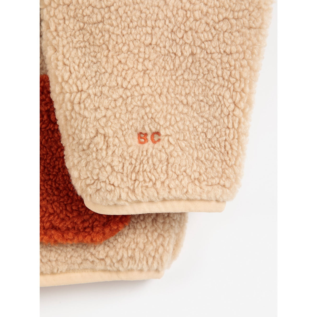 Bobo Choses Light Pink Softpaw Monster Sheepskin Vändbar Jacka